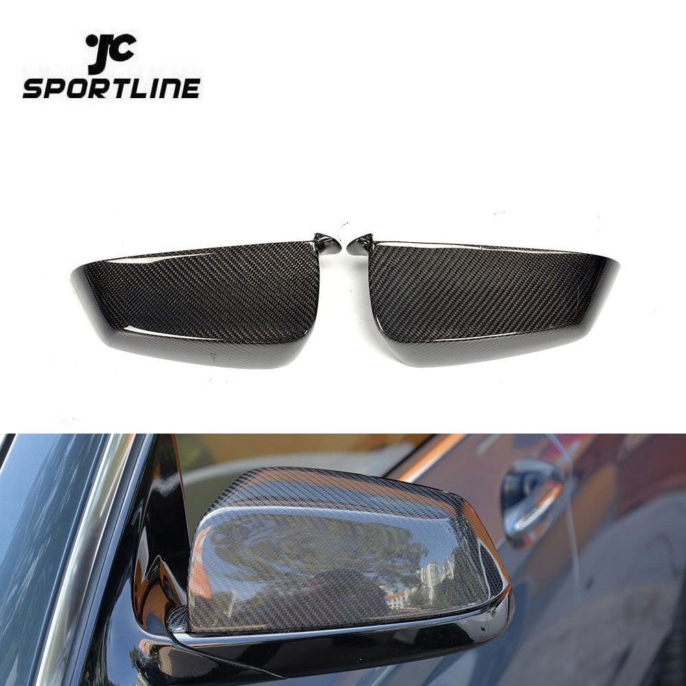 Car Mirror - BMW 5シリーズ F07用 自動車カーボンファイバーウィングミラーキャップ