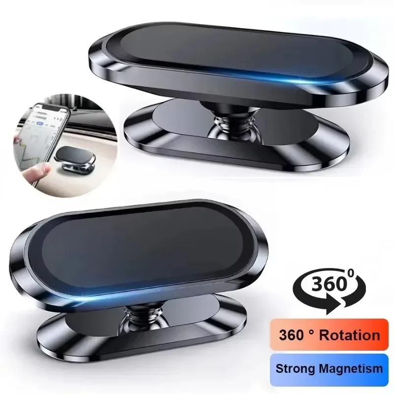 Car Phone Holder - 360 ° 磁石式の車載用スマートフォンホルダー。iPhone 17、18、XR、Xiaomi Mi、Huawei、Samsung、LGなどのスマートフォンに対応。GPS機能も搭載。