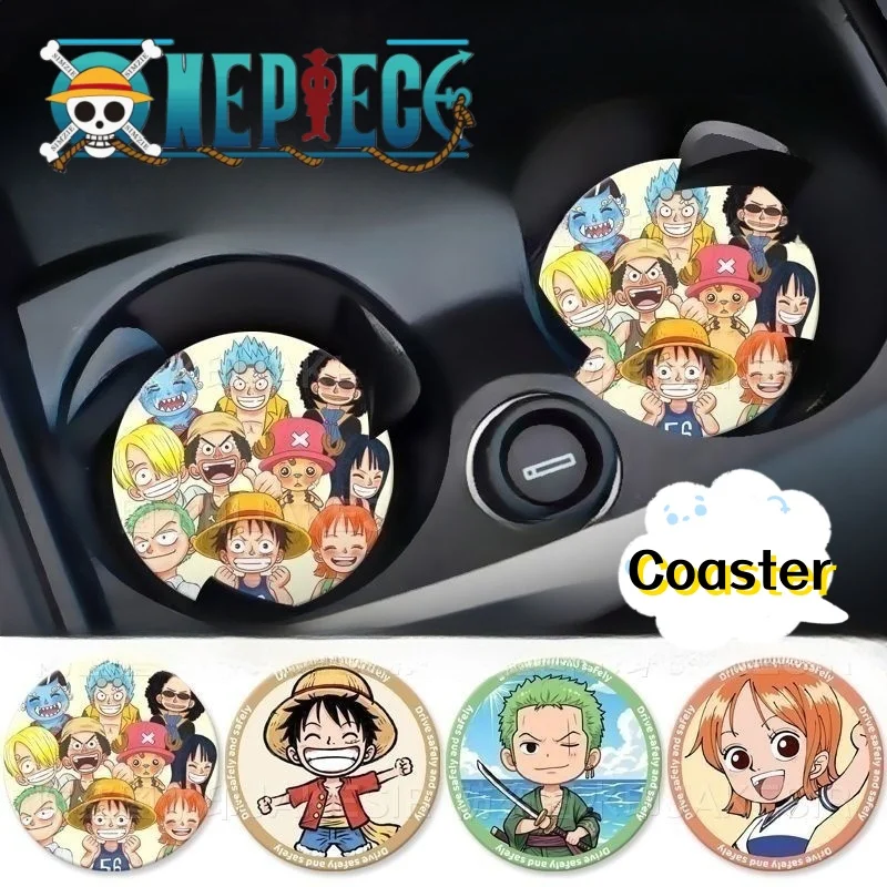 Car Accessories Japanese - ワンピース ロロノア・ゾロ モンキー・D・ルフィ アニメ カートゥーン かわいい