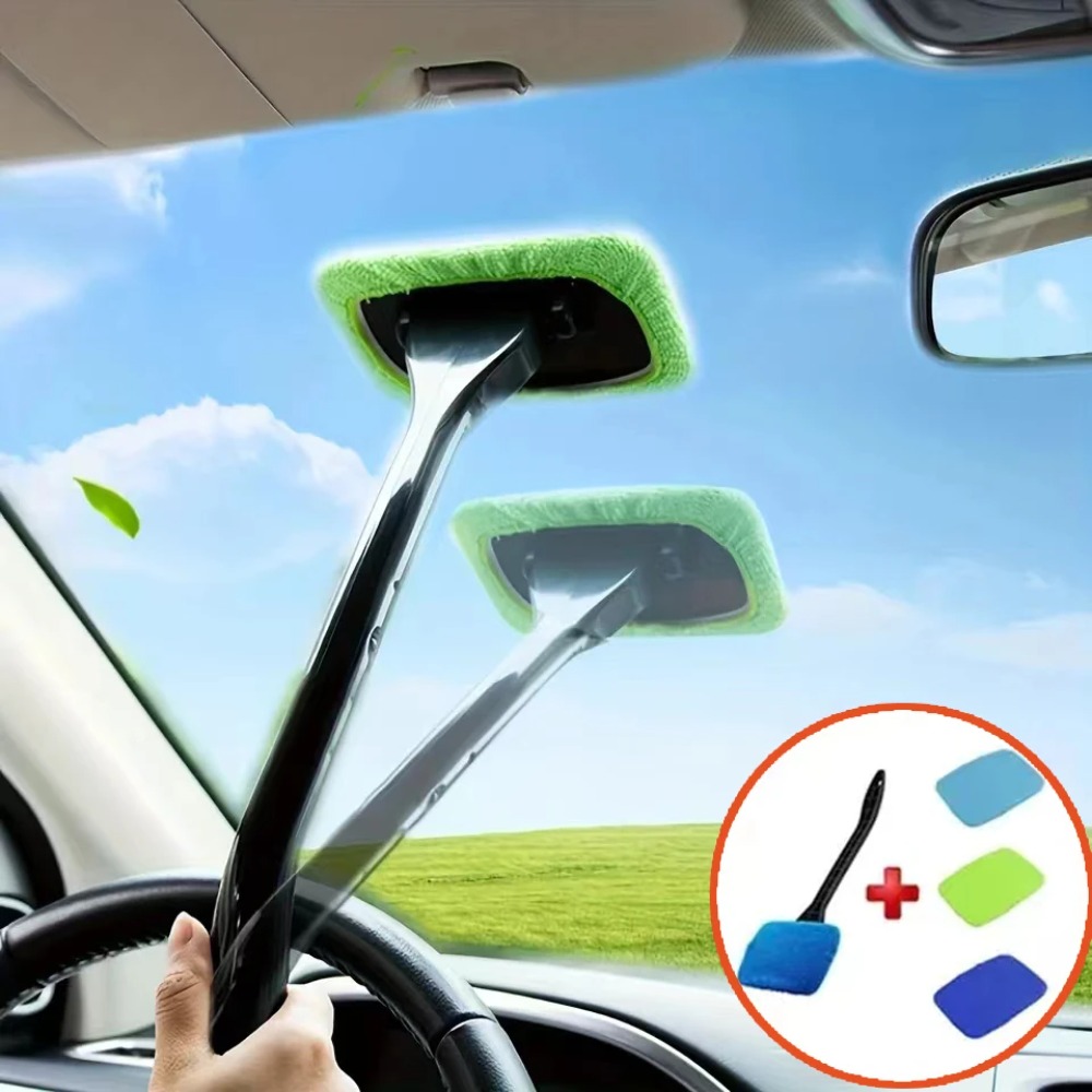 HTMCK 車用窓ガラスクリーナーブラシキット、長柄の車内用 - Car Wiper のレビューと価格