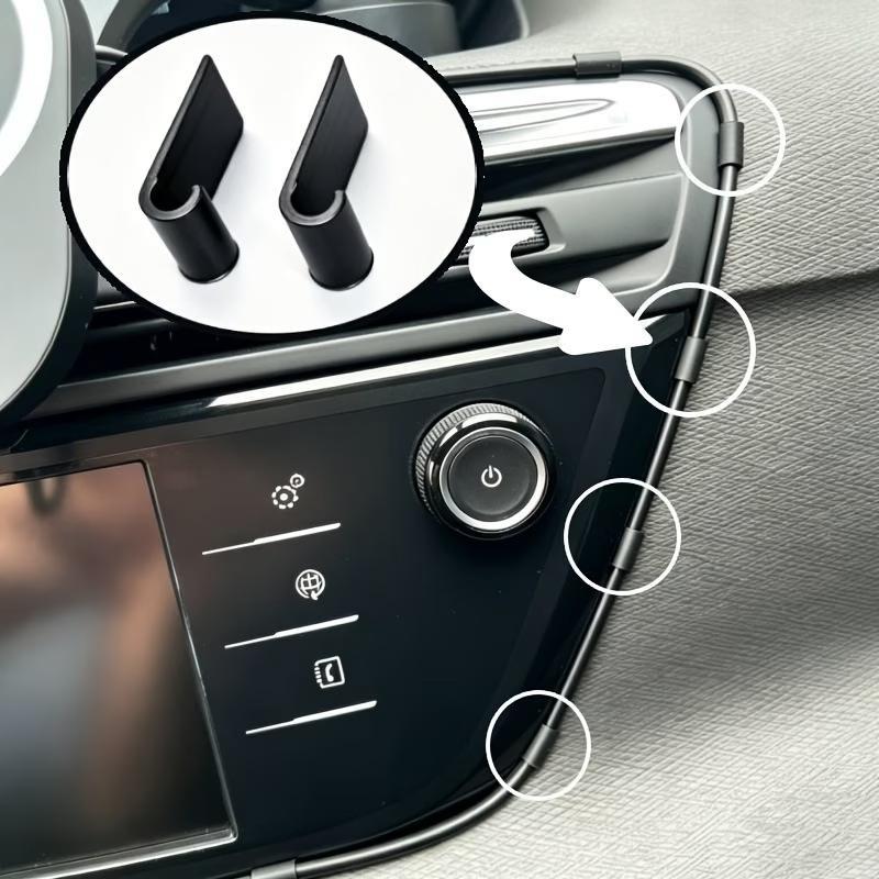 24個入り、3.4mmの車載ケーブル整理クリップ。粘着式で、 - Car Cable Organizer のレビューと価格