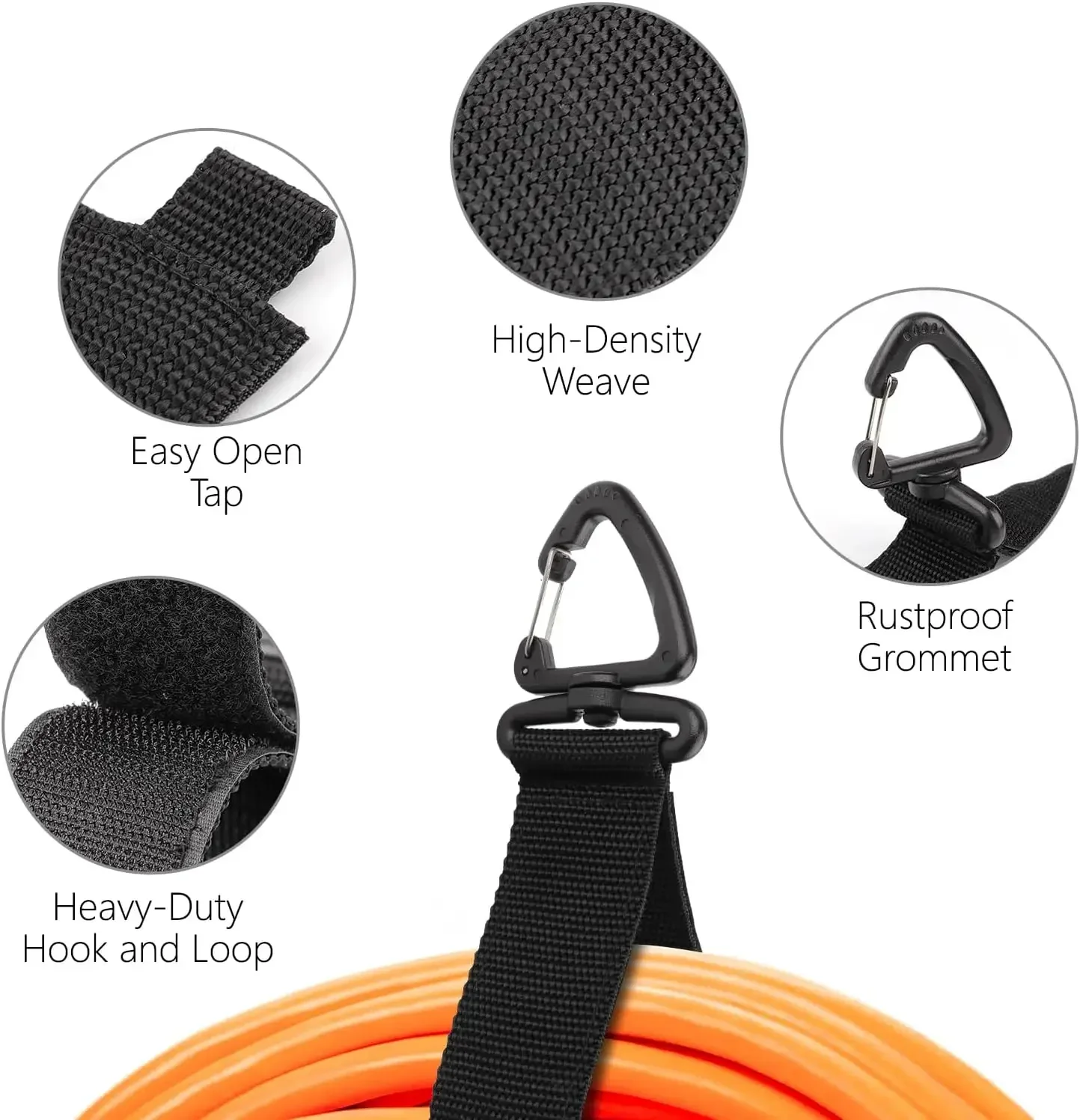 10/5/1個入り 回転式バックル付きケーブルホルダー、電源 - Car Cable Organizer のレビューと価格