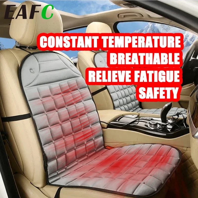 EAFC ユニバーサル 12V 車のフロント電動シート加熱カ - Car Seat Cover のレビューと価格