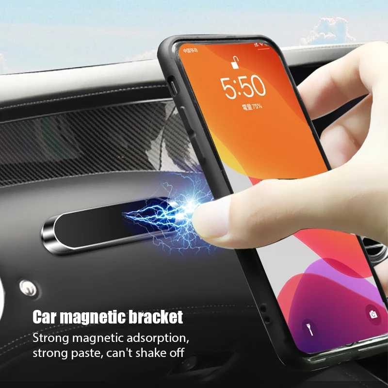 磁力式カーフォンホルダー、回転可能なミニストリップ型スタンド - Car Phone Holder のレビューと価格