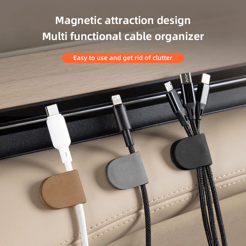 1/2/4個入り、磁石付きカー用ケーブル整理クリップ、ランド - Car Cable Organizer のレビューと価格