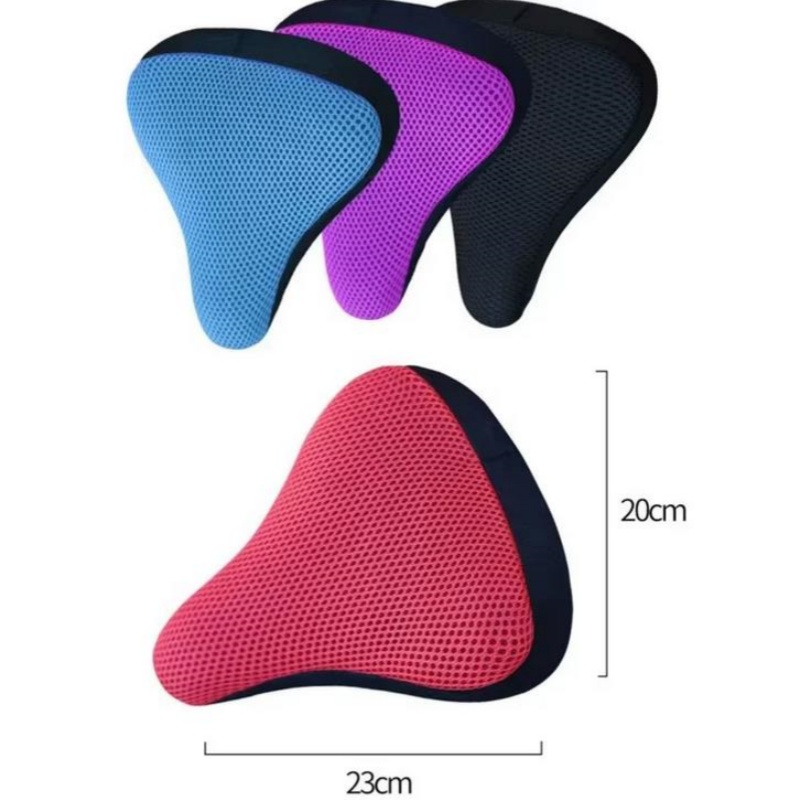 1PC 3D ソフトシリコン自転車シートクッション通気性快適 - Car Seat Cover のレビューと価格